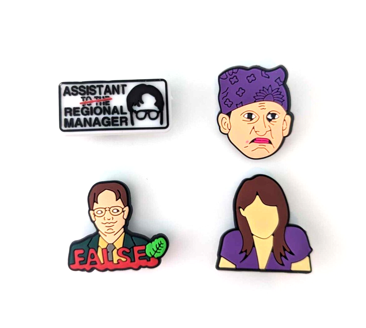 The US Office Croc Charms Jibbitz Shoe Charms (4 Charms/Jibbitz) eBay