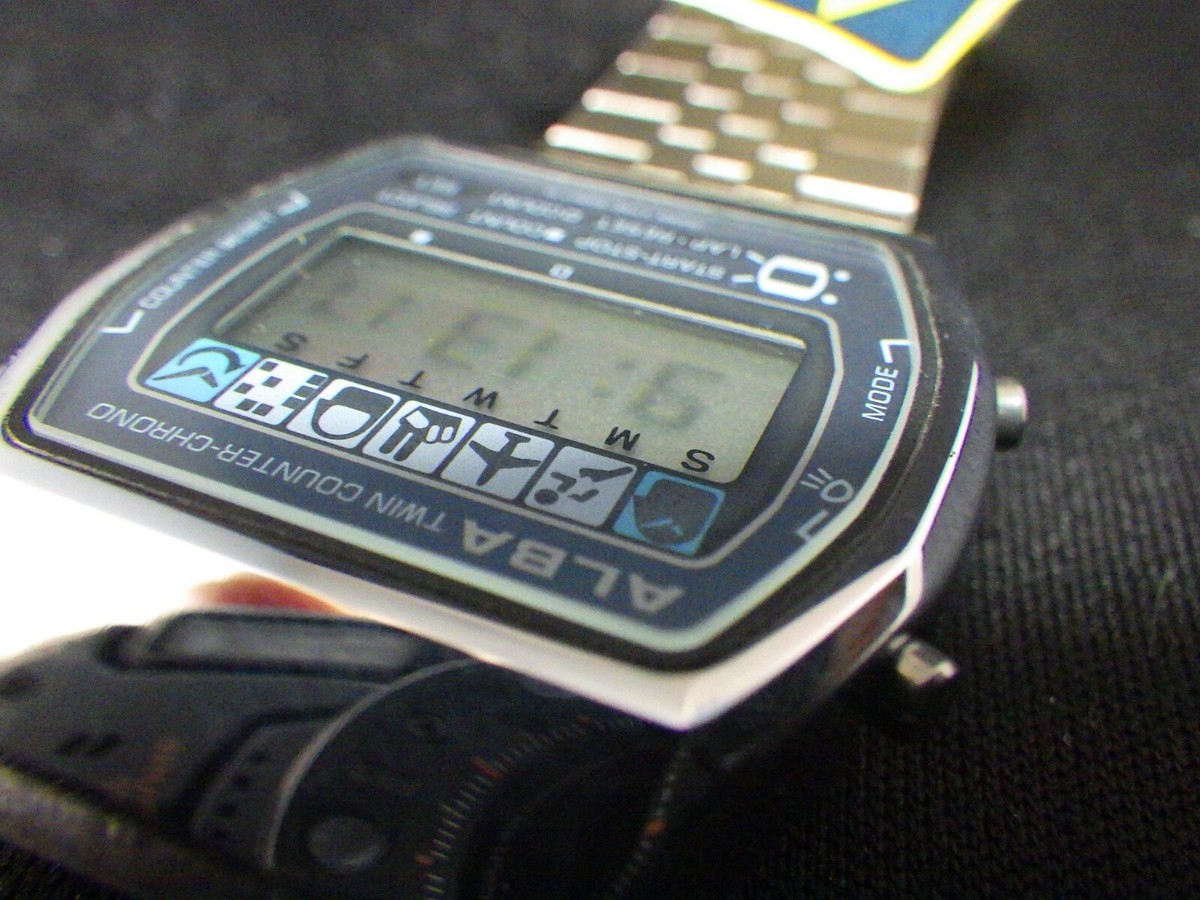 Vintage Seiko Alba Y746-5070 Digital Watch [Excellent+++