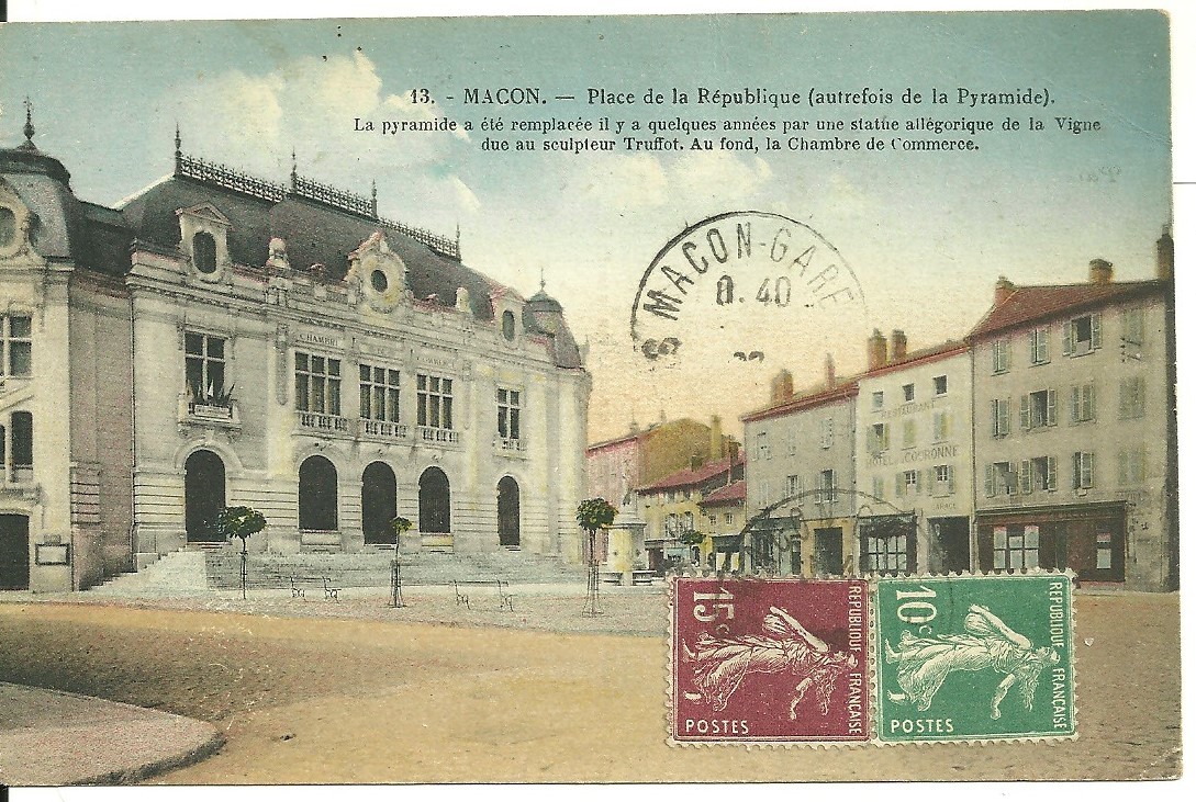Carte Postale Ancienne CPA 71 - Mâcon (Saône-et-Loire) - La Gare, Vintage, Non écrite