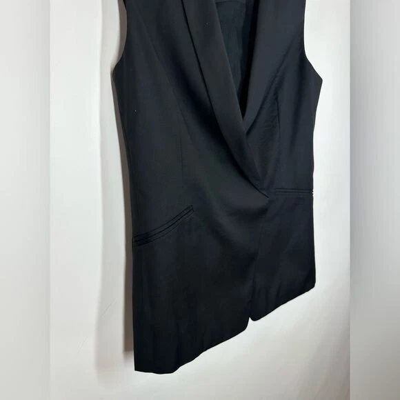 Computer Des Cotonniers | Colete Blazer Preto Feminino 3 - Imagem 3 de 4