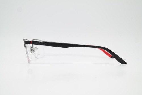 Carrera CA8810 YIH Black Red Silver Half-Rim Eyeglass Frame New - Picture 2 of 6