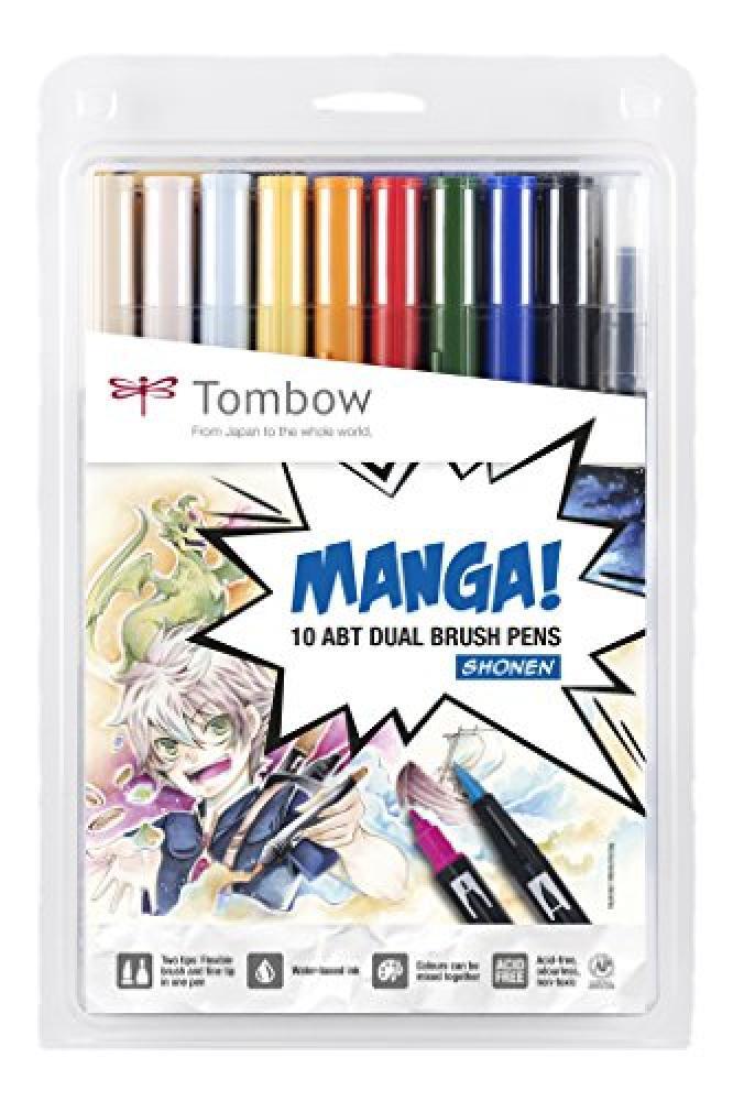 Tombow ABT-10C-MANGA1 Set Pennarelli - NUOVO