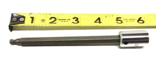 Toma de bola hexagonal vintage Herbrand 7/32 SAE 3/8" unidad - Imagen 7 de 7