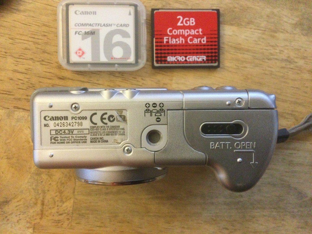 Canon Powershot A95 Digital Camera (w/cards and cable) | eBay