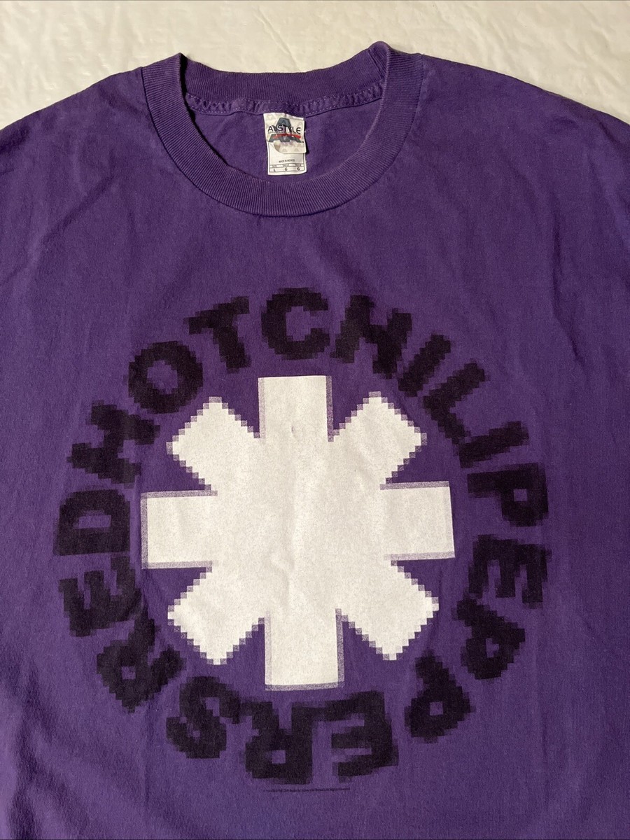 vtg Red Hot Chili Peppers large purple shirt AAA Alstyle rock band 