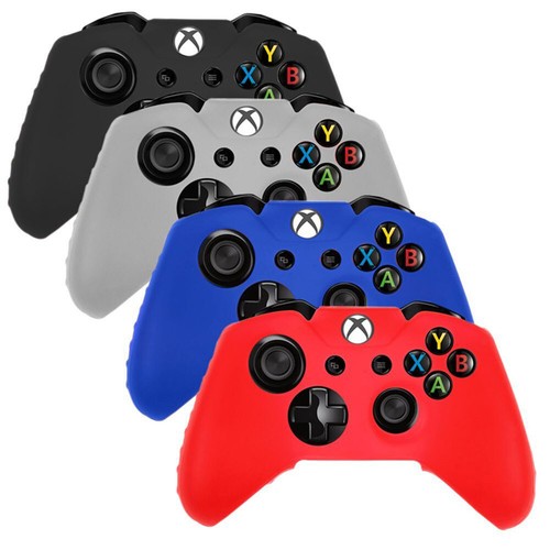 4PCS Silicone Rubber Skin Case Gel Protective Cover For Xbox One Controller - Picture 1 of 38