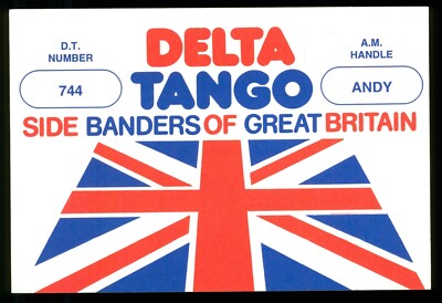 1 x QSL Karte Radio UK Delta Tango DT744 Suffolk 1997   T549