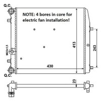 NRF 53021A KüHler MotorküHler WasserküHler MotorküHlung