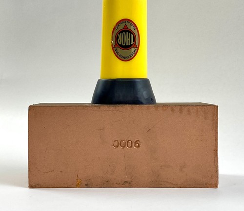 Thor Hammer Square Solid Copper Mallet 24-572900FG - Picture 2 of 5