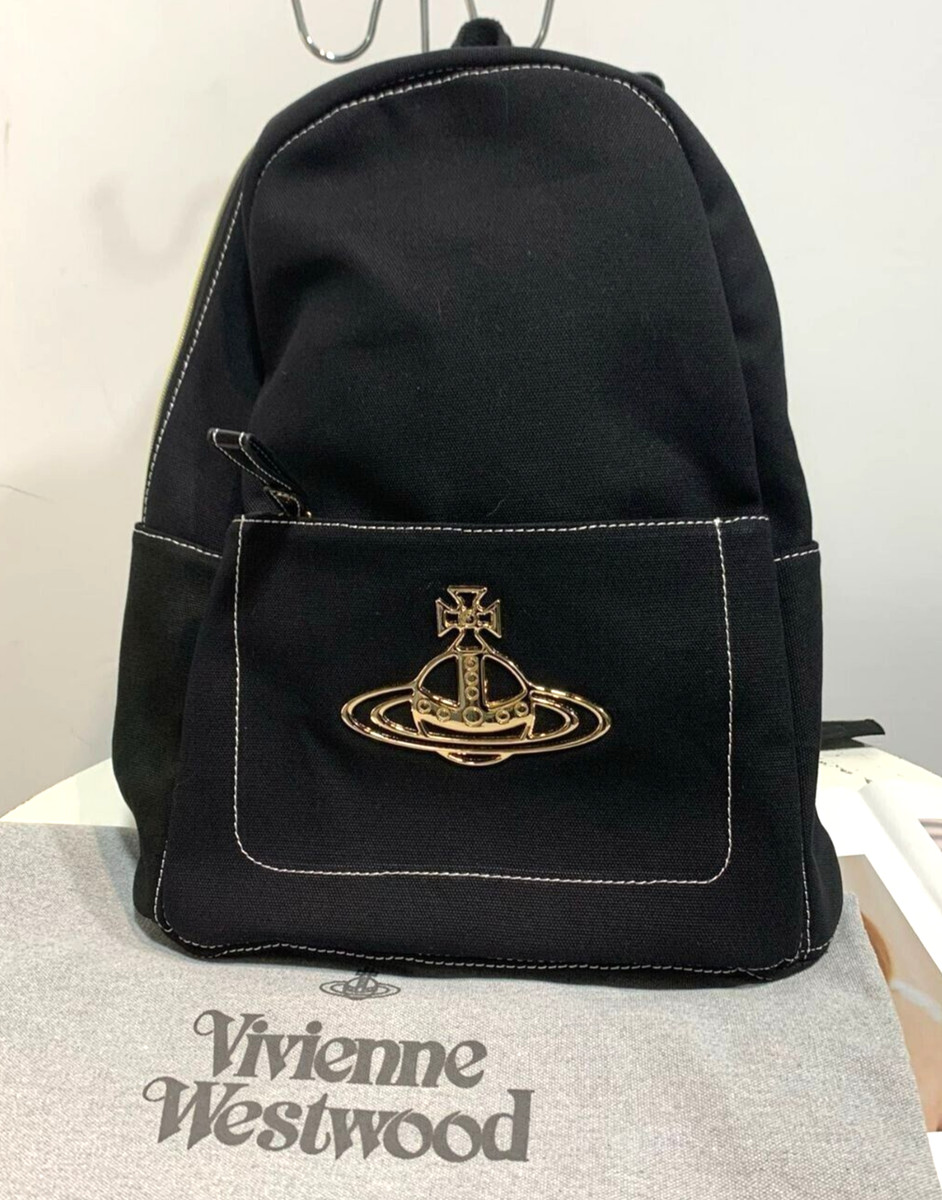Vivienne Westwood Backpack Black Canvas | eBay