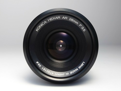 Konica Hexar AR 28mm F3.5 Wide Angle Prime Lens +++ IMMACULATE + BOXED +++ - Picture 2 of 12