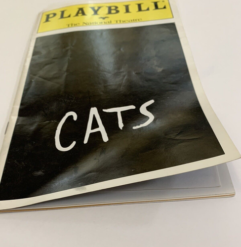 Vintage Cats Playbill National Theatre DC 1998 Live Play Souvenir Memorabilia - Picture 6 of 6