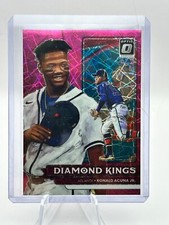 RONALD ACUNA JR 2022 DONRUSS OPTIC DIAMOND KINGS PINK VELOCITY 134/249 #16 JT