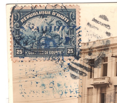 HAITI Air Mail Postcard 1929 PPC *CITADELLE CHRISTOPHE* Cancels View-Side YQ324 - Picture 3 of 14