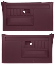 1985 1986 1987 Chevy Gmc Truck Redburgundy Front Door Panels 81-56662-r 1985 1986 1987 Chevy Gmc Truck Redburgundy Front Door Panels 81-56662-r
