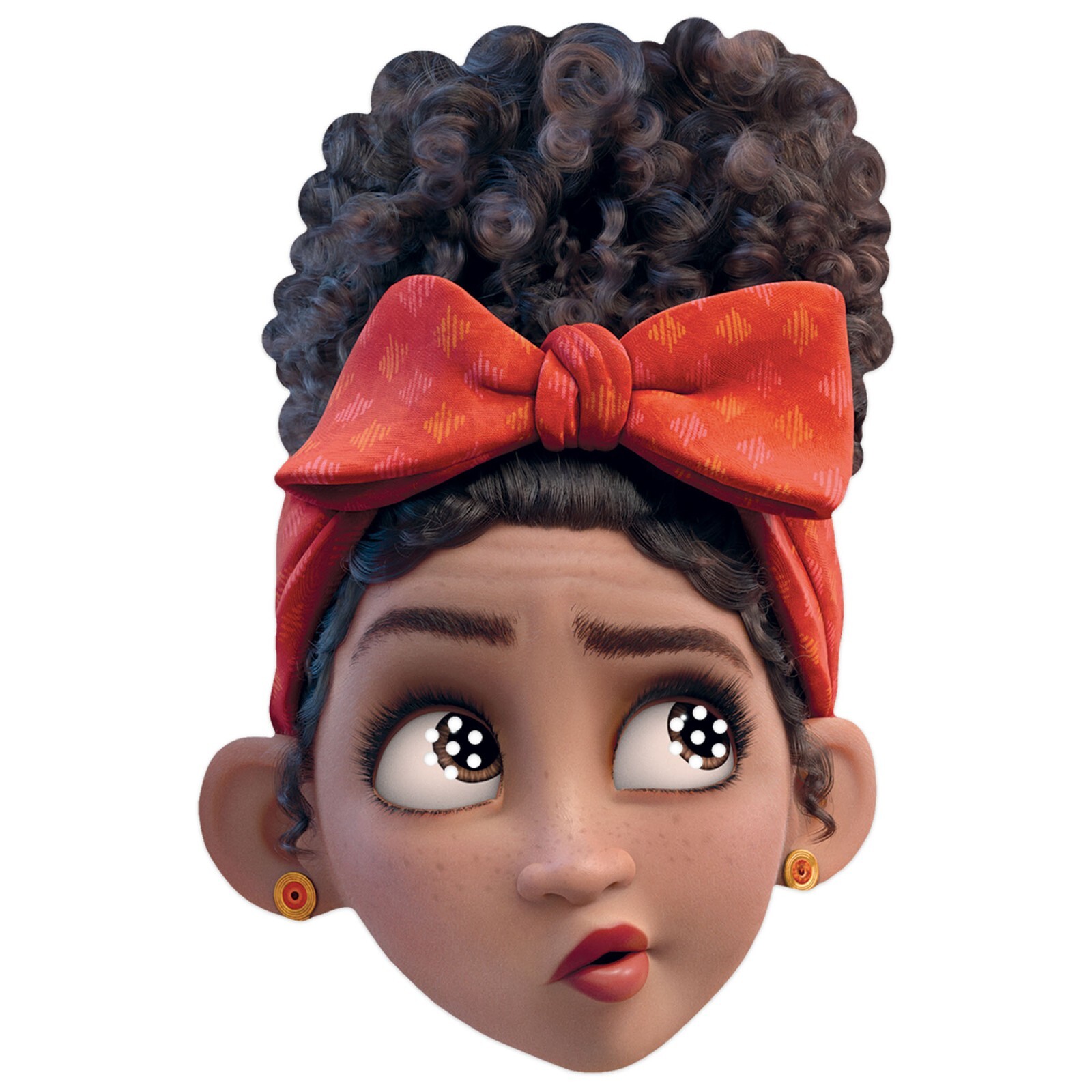Dolores from Encanto Official Disney 2D Card Party Face Mask - Party Fun