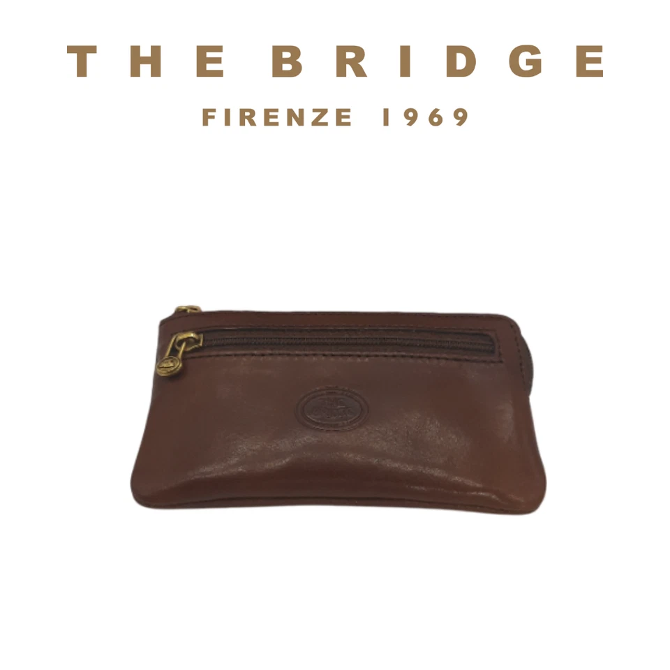 Portachiavi/Busta Uomo/Unisex, Pelle, Marrone, 011525 The Bridge - Imagen 1 de 4