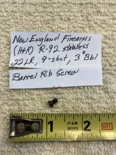 NEF H&R R92 Stainless, 9 shot, 22LR revolver: Barrel rib Screw