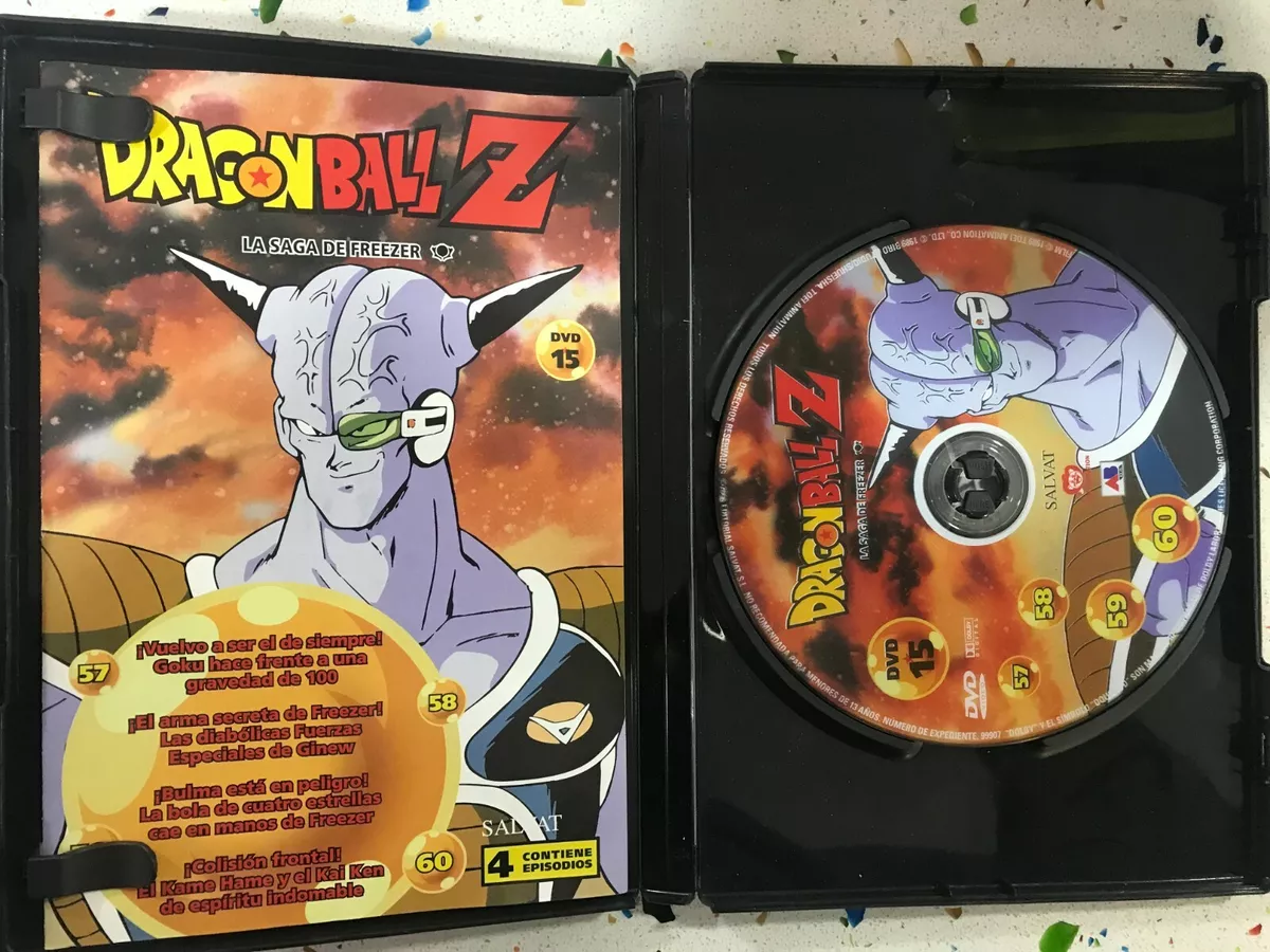 Dragon Ball Z DVD 15 the Saga Of Freezer - Episodes 57 To 60 Spanish Catalan