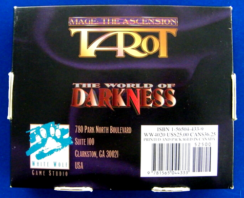 Mage : The Ascension Tarot Set - Boxed - White Wolf WW4020 - EXC - Picture 2 of 6