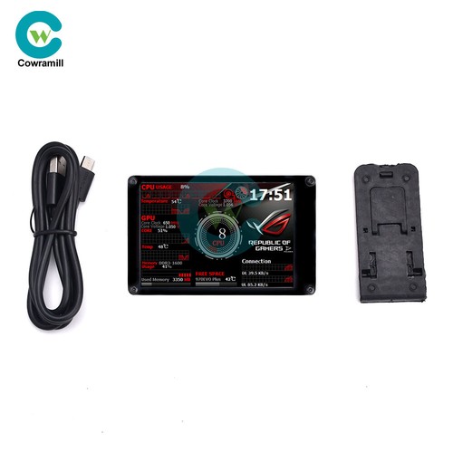 3.5Inch USB IPS LCD Display Screen Secondary Screen Mini Monitor for PC - Picture 2 of 9