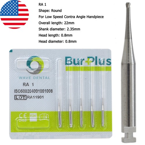 Wave Dental Carbide Burs Surgical Bur Latch 2.35mm RA SURG 2 4 6 8 Contra Angle - Picture 2 of 123