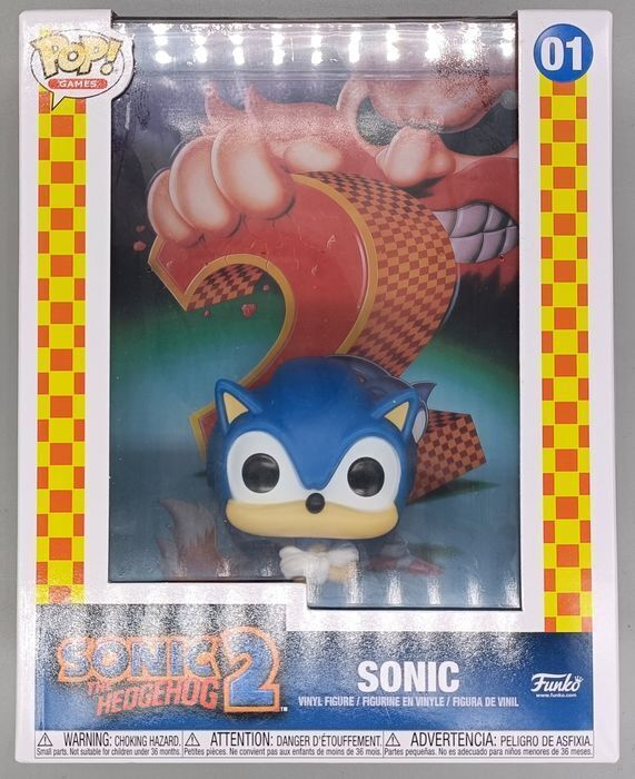 #01 Sonic The Hedgehog 2 Game Cover Funko Pop