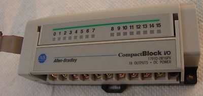 AB 1791D-0B16PX I/O EXPANSION BLOCK 24VDC 16OUT SOURCE DEVICENET