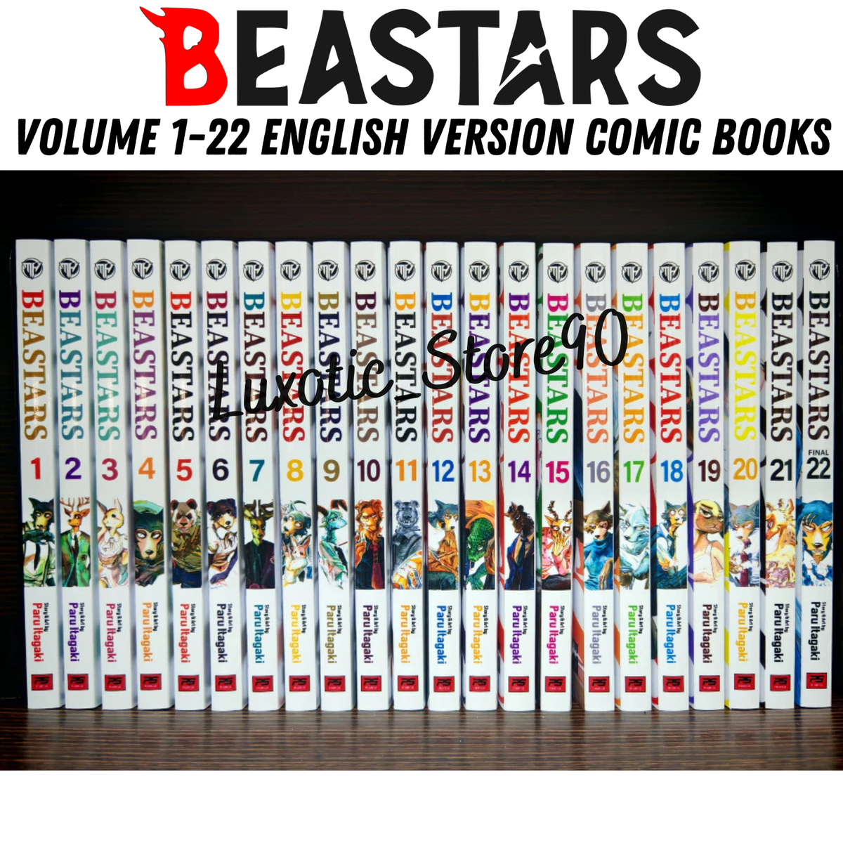 BEASTARS Manga Volume 1-22 Half/Full Set English Version Comic