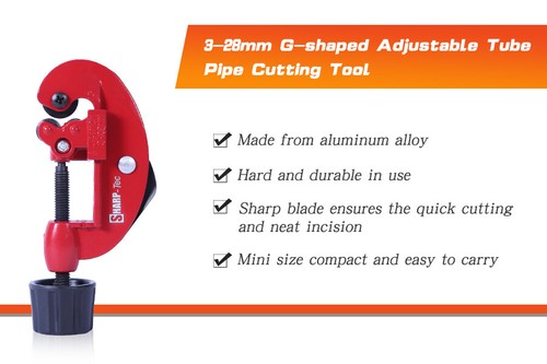 Sharp-Tec 3-28mm Tube Cutter Cutting Copper Titanium Brass Stainless Steel pipe - Picture 4 of 7