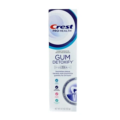 Dentifrice Crest Pro-Health Gum Detoxify Ultra, 133 G, Vendeur UK - Photo 1/4