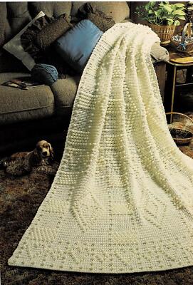 Adorn with Hearts Afghan Crochet Pattern Instructions