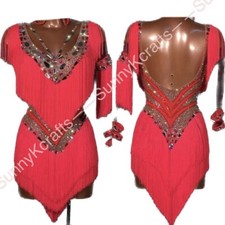 SunnyK Handmade Samba Ballroom Swing Salsa Rumba Latin Dance Dress RHYTHM