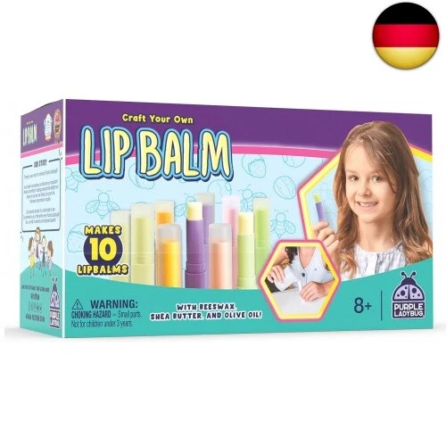 Purple Ladybug Lipgloss Selber Machen Set ? Bastelset Mädchen 10 Jahre oder - Bild 2 von 7