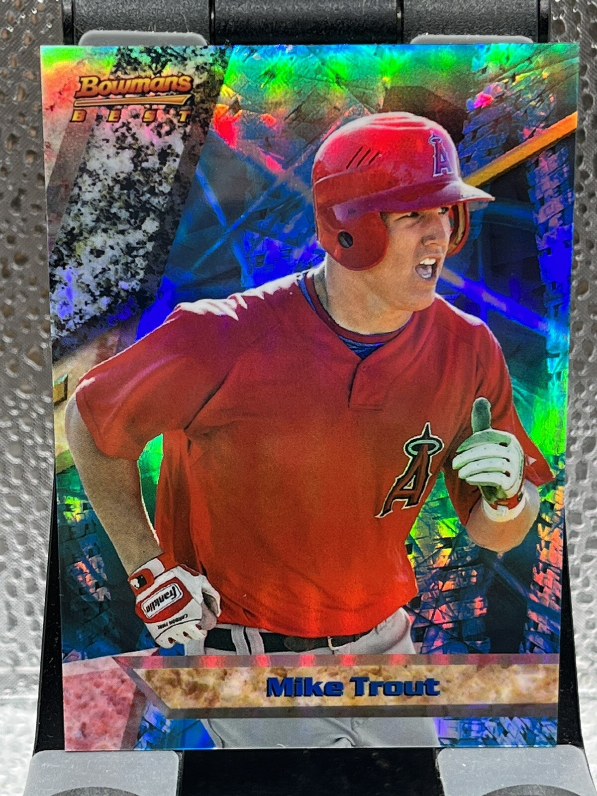 MIKE TROUT 2011 BOWMAN’S BEST PROSPECT ROOKIE REFRACTOR #BBP9 5/99