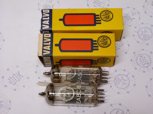 2 x Röhre, Tube - EABC80 Valvo neu - geprüft mit Roetest - sehr gut #RN - Bild 2 von 2