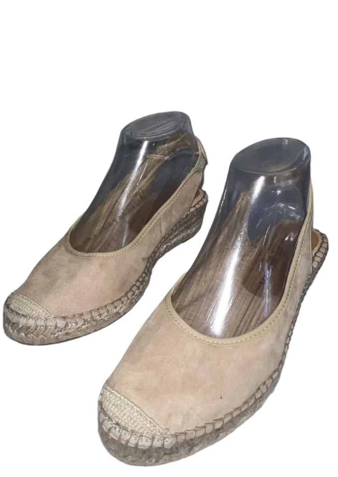 Espadrille de couro marrom PATRICIA GREEN feito na Espanha feminino tamanho 7 - Imagem 3 de 4