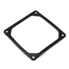 80mm PC Case Fan Anti-vibration Gasket Silicone Shock Absorption Pad Black