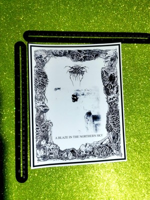 A Blaze In The Northern Sky Darkthrone Negative Poster Glossy Manifesto No CD LP