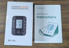 Everlywell Electronic Blood Pressure Monitor w/ Blood Pressure Cuff # BP-510 NEW