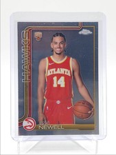 ASA NEWELL 2025-26 TOPPS CHROME ROOKIE IMAGE VARIATION HAWKS RC Q6618