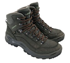 Lowa Renegade GTX Mid Boots Womens Size 10 Brown Nubuck Gore-Tex Hiking Vibram