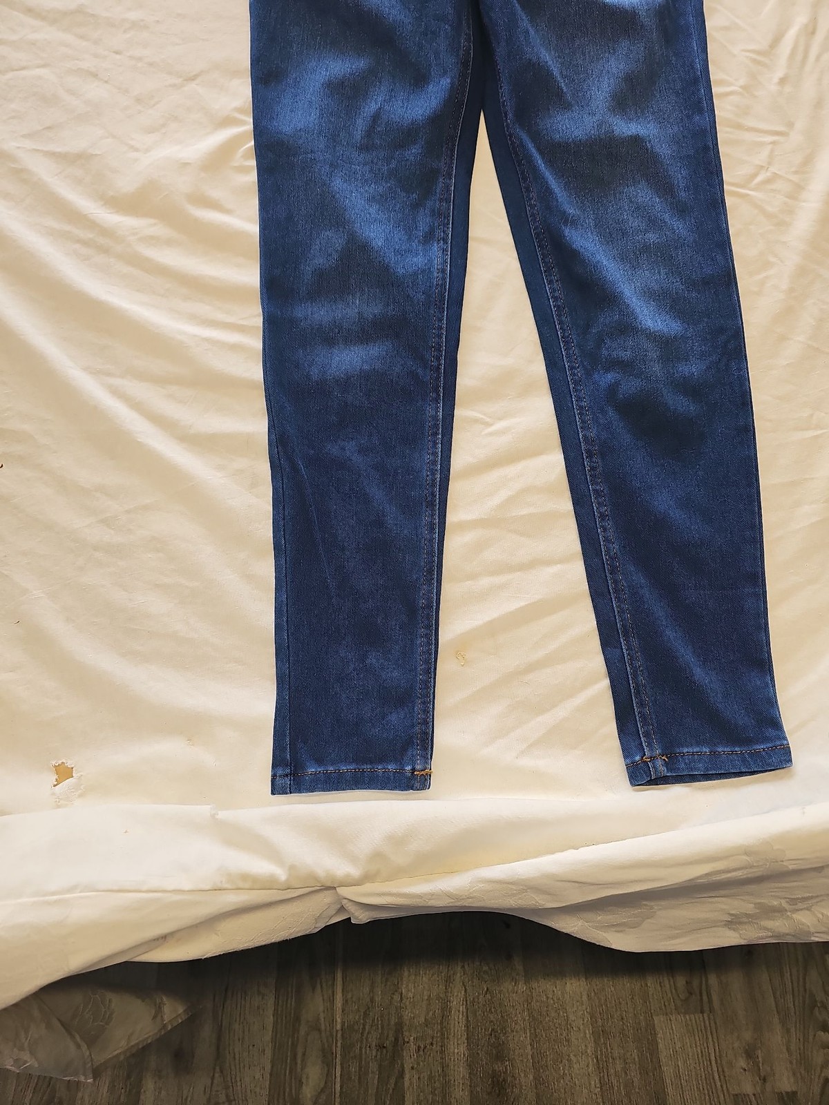 F&F Women's Dark Wash Skinny Jeggings - UK 10 B463 image 3