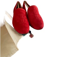 Tory BURCH Ruby Smoking Slipper In Triple Red US 6.5 NIB