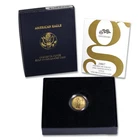 2007-W 1/10 oz Burnished American Gold Eagle (w/Box & COA)