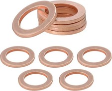 10 PCS Oil Drain Plug Gasket, 14mm Cooper Cru...