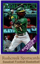 2023 Topps Update #T88CU-8 Esteury Ruiz /75 RC 35th Anniversary Chrome Purple