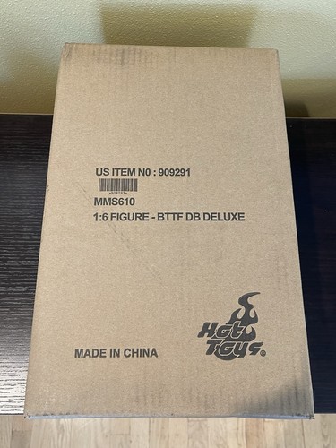 BACK TO THE FUTURE HOT TOYS DOC BROWN MMS610 NEW SHIPPER SEALED 1:6 DELUXE