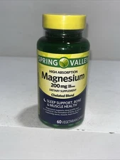 Sealed Spring Valley Magnesium 200mg, 60 Caps