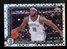 2025-26 TOPPS CHROME X-FRACTOR  DAYRON SHARPE # 74 NETS